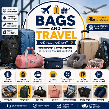bags and travel category icon