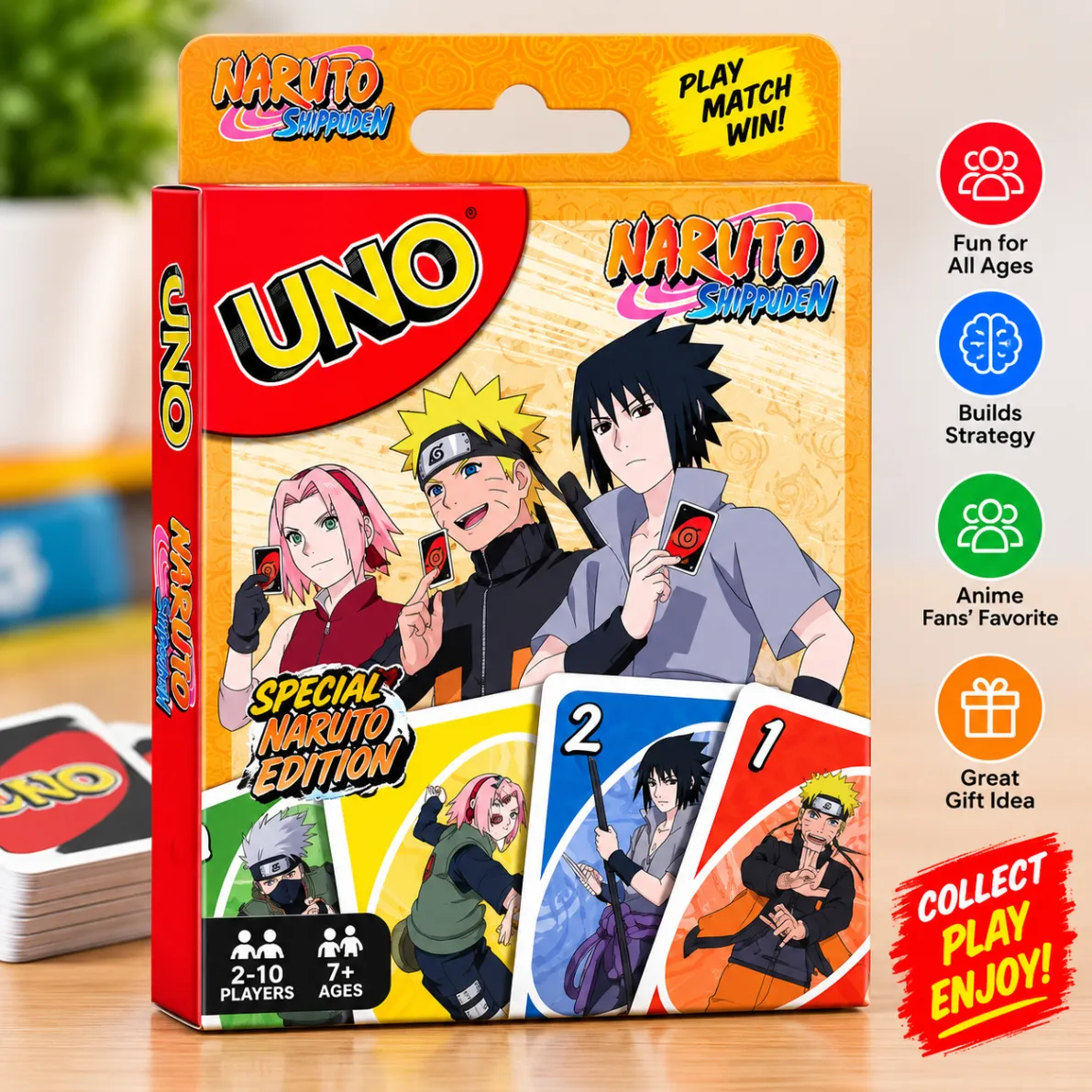 Uno Naruto 108 Cards