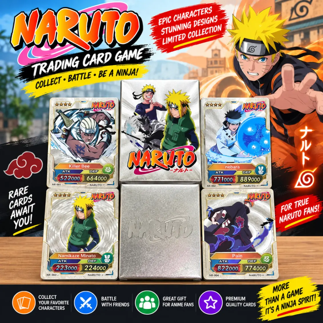 Naruto Silver 54pc
