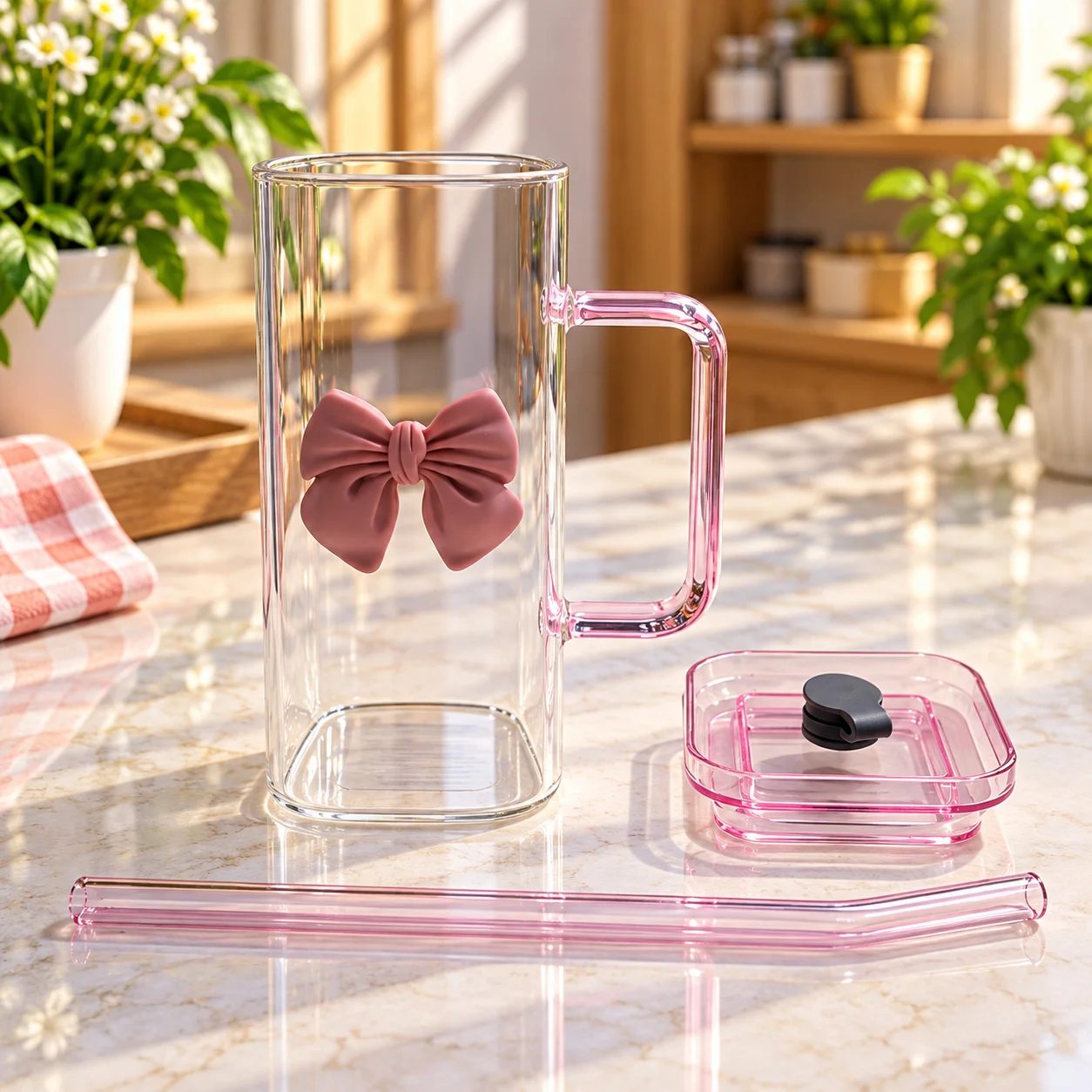 Transparent Pink Baw