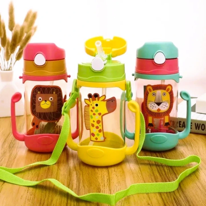400ml Cartoon Water Bottle, Mum Pot, 2