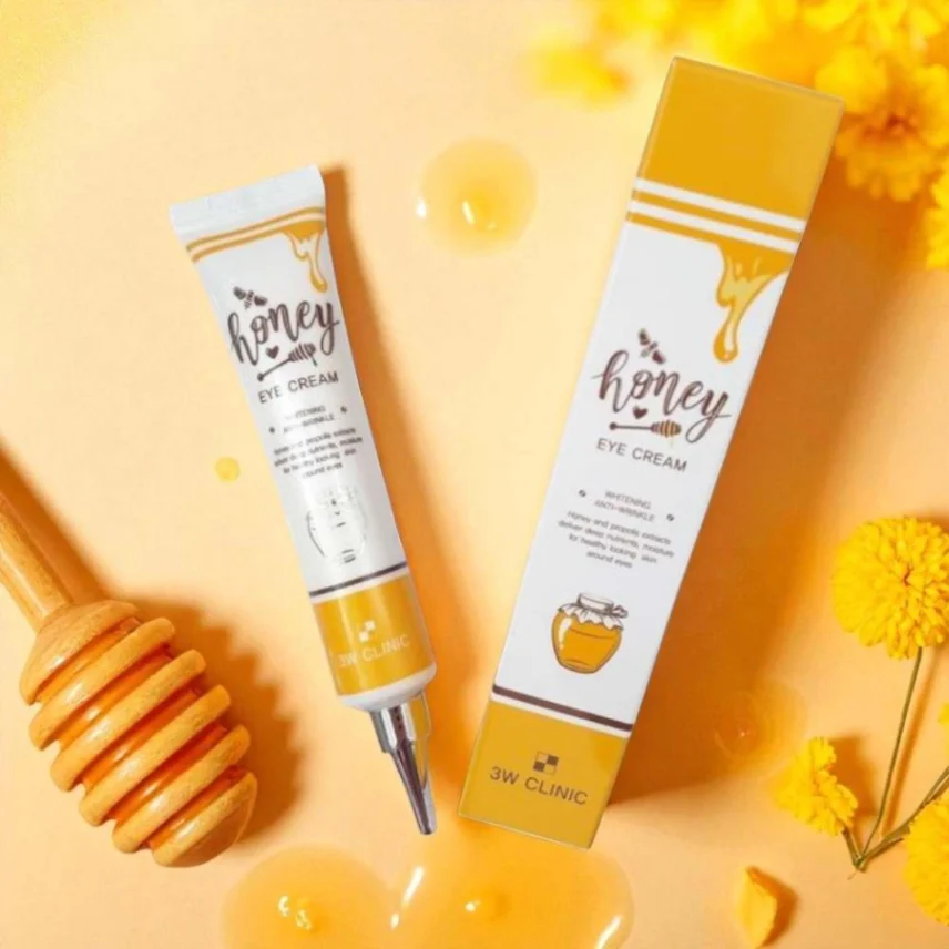 3W Clinic Honey Eye Cream for Dark Circles Puffiness And Fine Lines 40 Ml 5