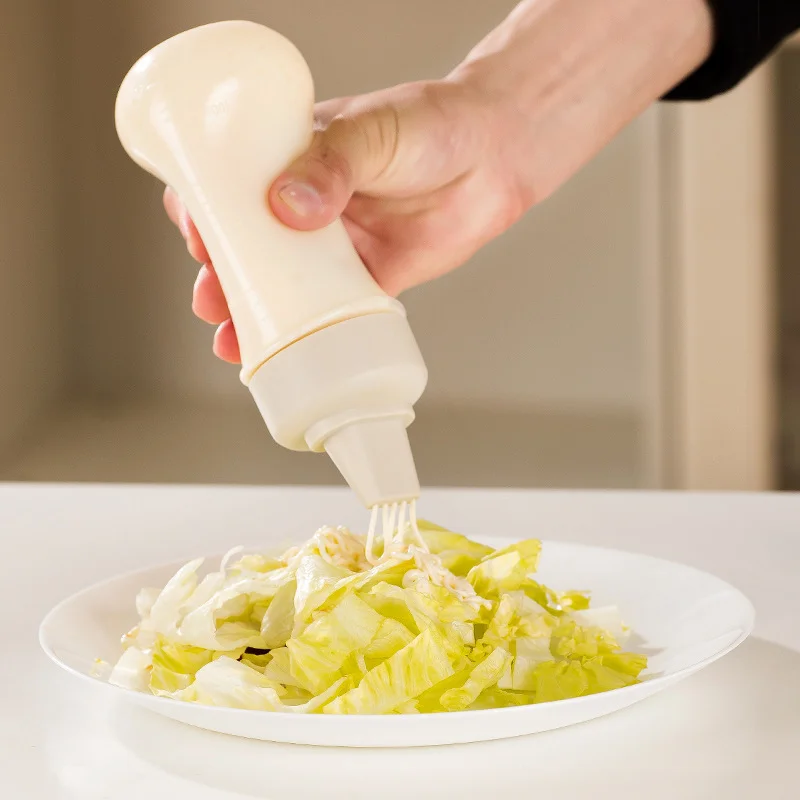 Squeeze Bottle Condiment Bottles Hot Sauce Dispenser Refillable Multipurpose Kitchen Tools 3