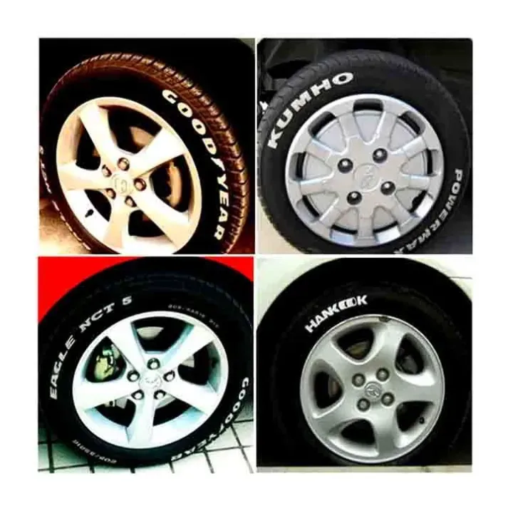 Permanent Paint Marker (White) for Any Hard Surface, Tyre Marker, Oil Base Tire Marker, Waterproof Tire Marking Pen for Motorcycle and Car 4