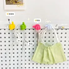 5 Pcs Adhesive Thumb Cable Clip Key Hook Wall Hangers Earphone Cable Organizer Holder Desktop Cord Wire Clips Keeper Multi-Function 5