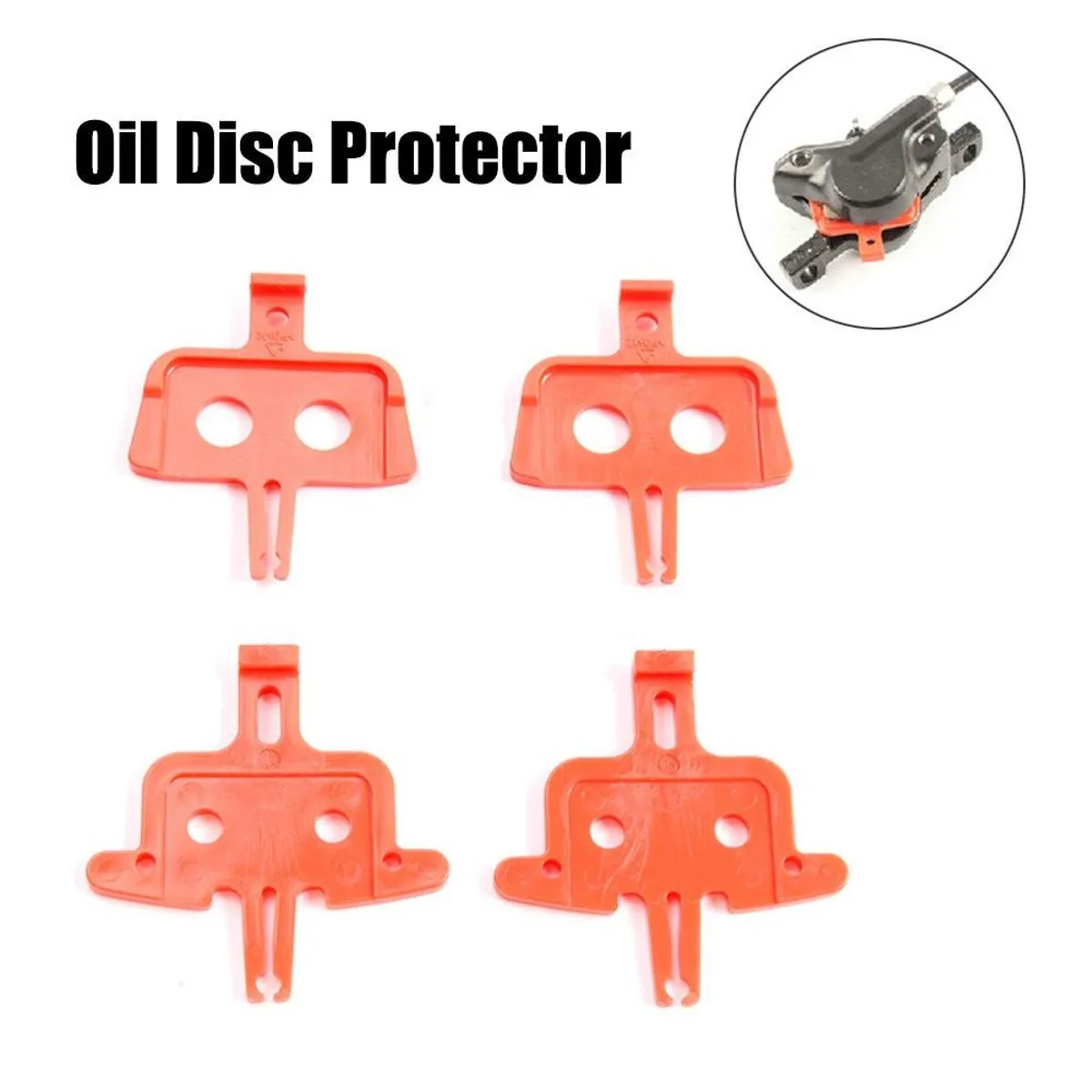 Bicycle Brake Oil Disc Protector Hydraulic Disc Brake Pads Bicycle Brake Spacer MTB Disc Brakes Bicycle Parts Bicycle Brake Spacer Mountain Bike Oil Disc Protector Bicycle Accessories 2