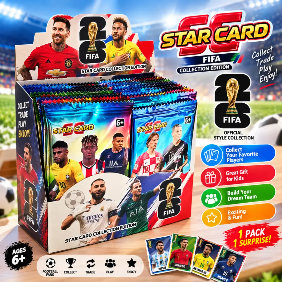Football SC Star Card B00STER Pack FIFA Card 3