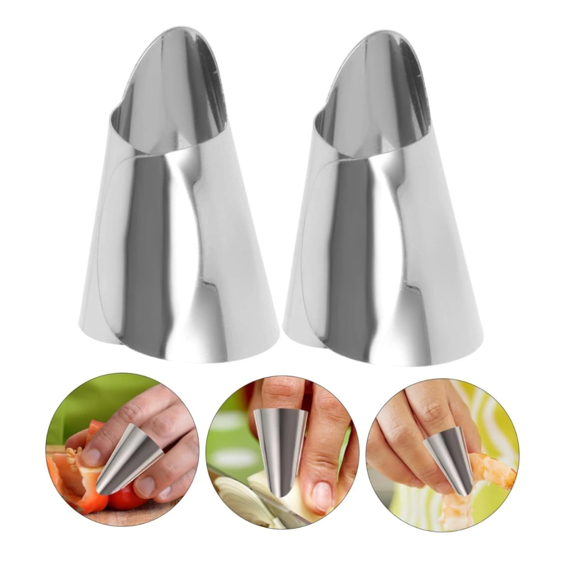 2Pcs Nail Protector Safe Chopping Kitchen Tools 7