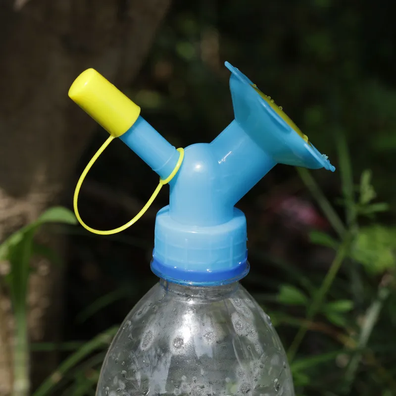 Mini Bottle Cap Sprinkler Nozzle Plastic Watering Can Spout Plant Watering Can 5