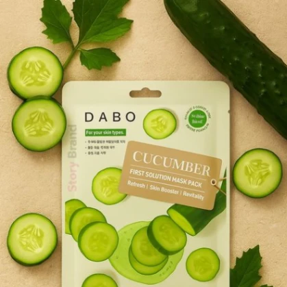 Dabo Cucumber Sheet Mask 23g 3