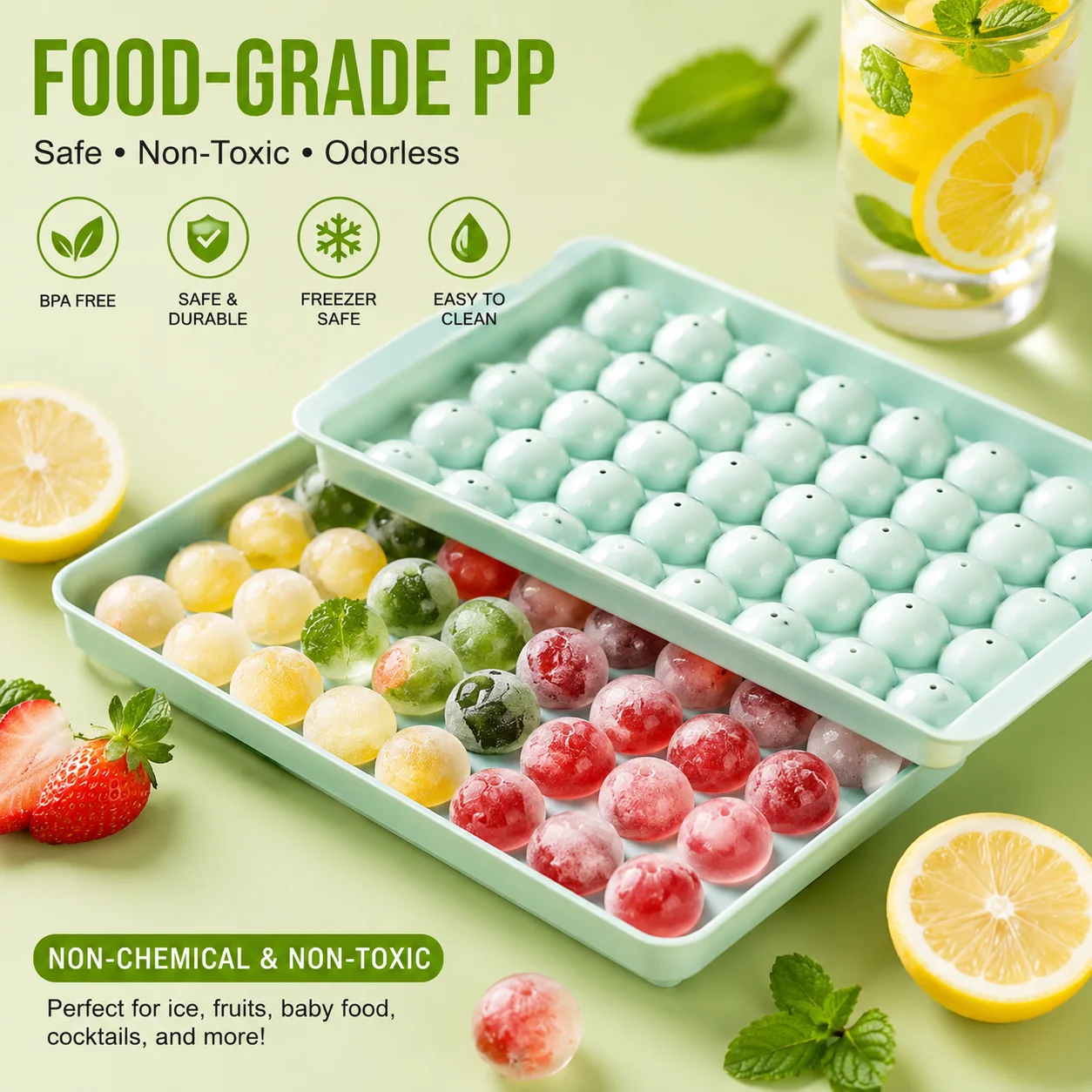 33 Ice ball maker mold, Ice ball maker Cube Tray, Ice Cube Tray Balls 3