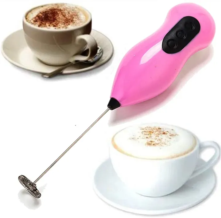 Mini Drink Frother, Portable Hand Blender for Lassi, Milk, Coffee, Egg Beater Mixer 6