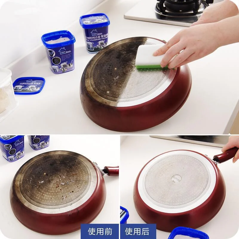 Stainless Steel Cookware Cleaning Paste | Kitchen Cleaner for Pots, Pans & Sinks 2