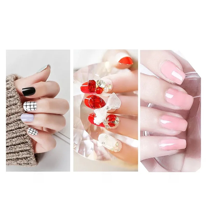 48 PCS Double Sided False Nail Art Adhesive Acrylic Tape Glue Sticker 6