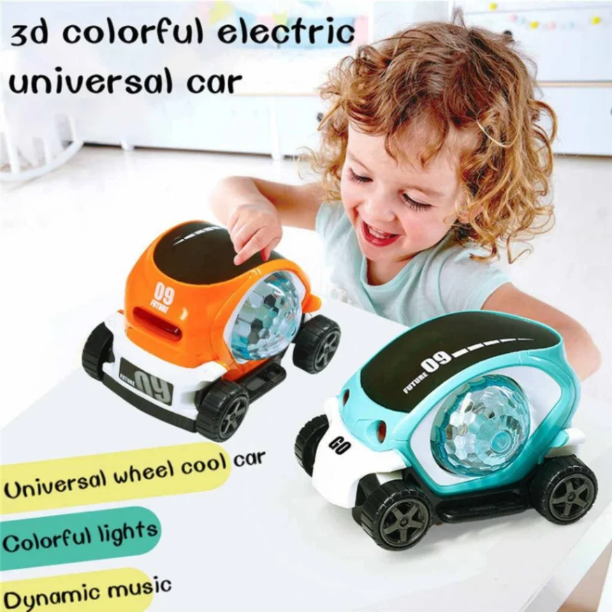 09 Future Car Rotate 360° with Flashing Light & Music 3D Electric Toy Cars for Kids. Didai 09 Future Car 7