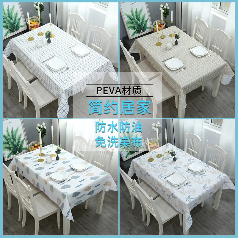 Protect Your Table With The Pvc Waterproof Oil-Proof Colorful Dining Linen Tablecloth Protector Roll - Functional Table Cover 2