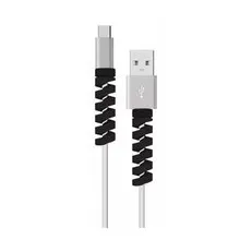5 pcs Spiral Cable protector Data Line Silicone Bobbin winder Protective For all USB Charging earphone 4