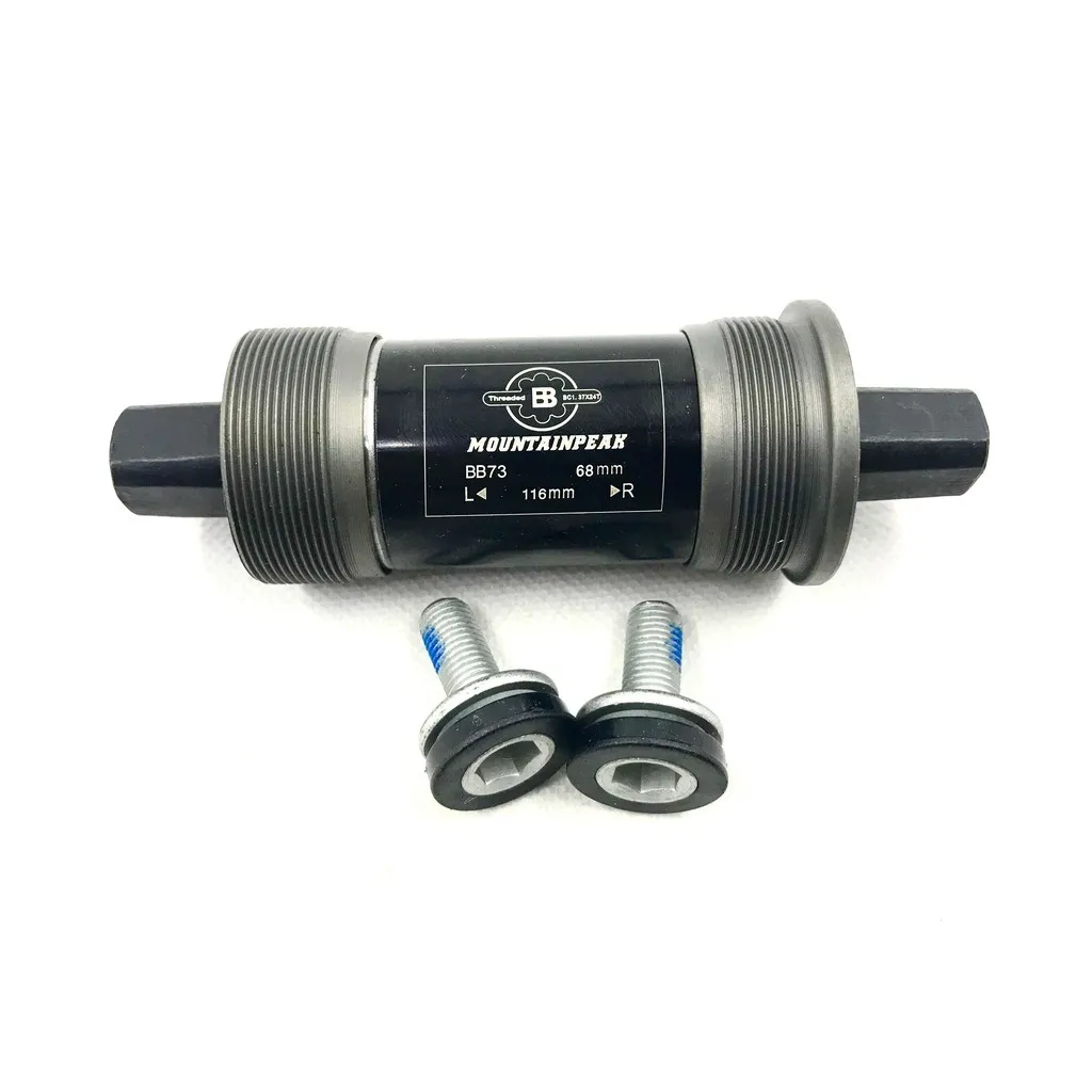 Bicycle Bearing Setup BB Set Bicycle BB Bike Bottom Bracket Replacement Set Square Taper 68mm Cycling Drivetrain Components Parts Bicycle Accessories 2