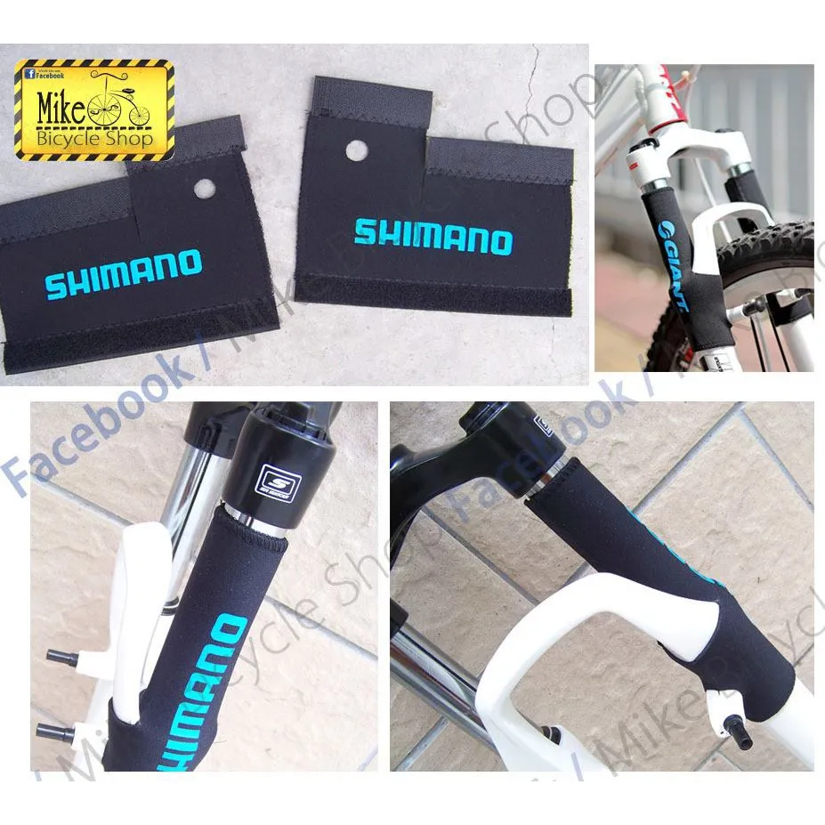 Bicycle Front Fork Protective Pad Mountain Bike Fork Cover Protector Bicycle Accessories 2pcs 3