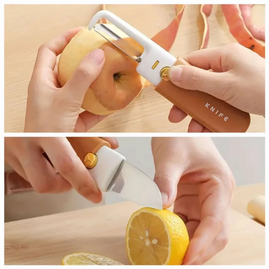 2 in 1 Fruit Knife & Peeler 2