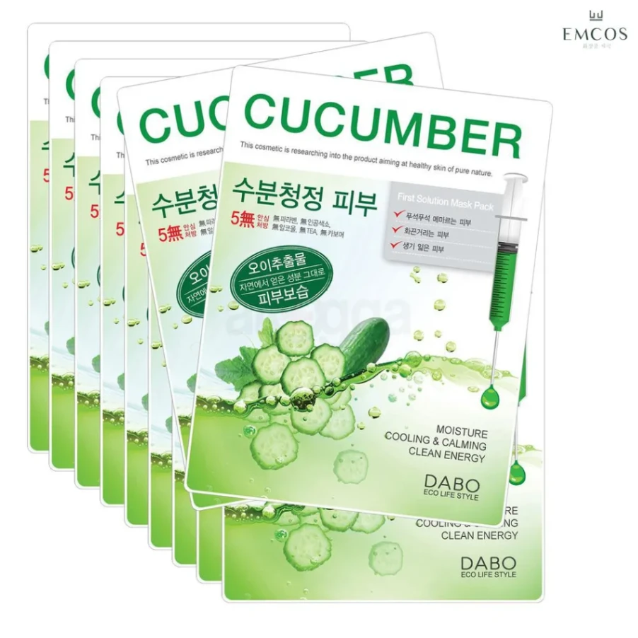 Dabo Cucumber Sheet Mask 23g মেড ইন কোরিয়া 🇰🇷 2