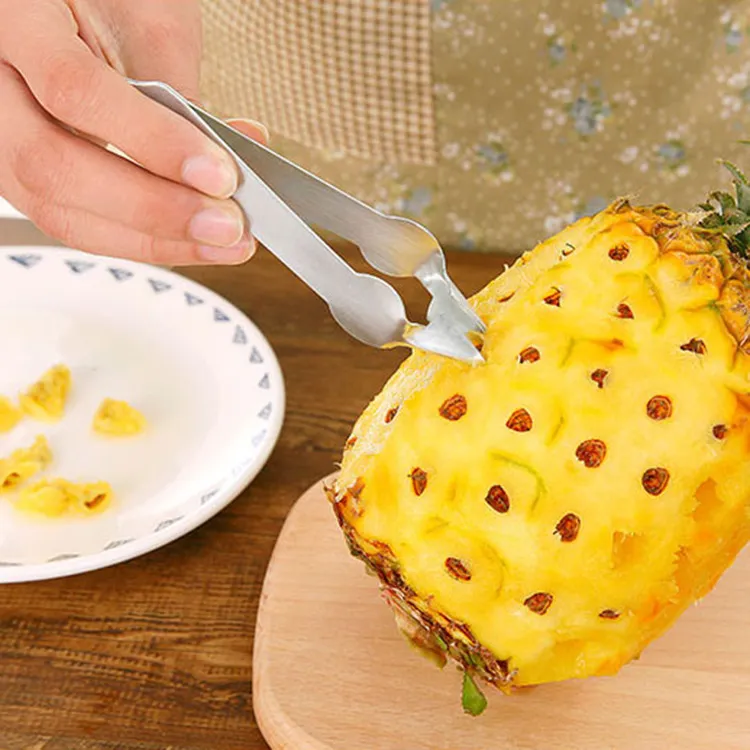 Easy Fruit and Vegetable Peeler Pineapple Eye Remover Cutter Stainless Steel 6