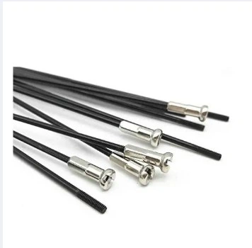 Bike Spokes 26" Any Bicycle Stainless Steel Bicycle Spokes With Nipples 36 pcs Black - সাইকেল 6