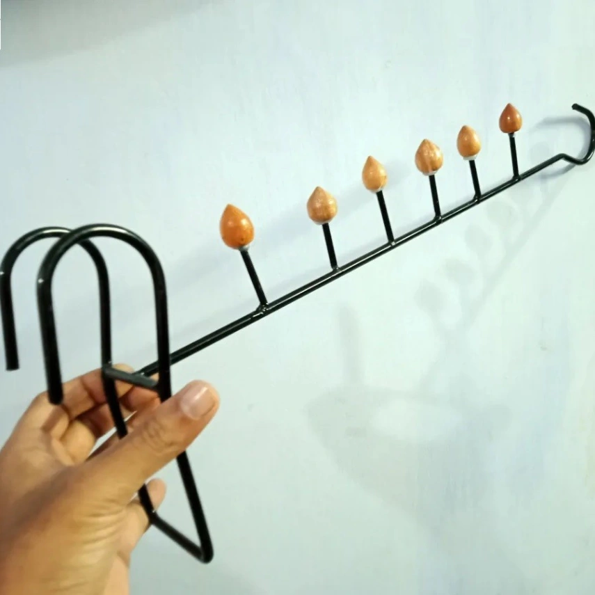 Grill Cloth Hanger Stand, Grill Cloth hanger Balcony shart hanger metal Coat Rack 2