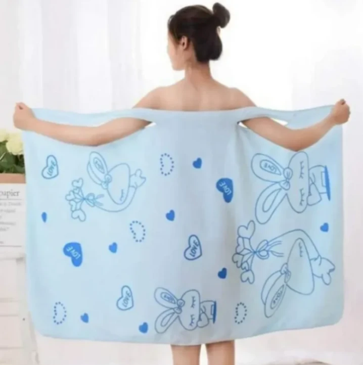 Bathroom Women Bath Towels Wearable Towel Dress Beach Adults Bath Gown Spa Sling Robes Home Nightwear Microfiber Women Bathrobe - Galaxy Paradise 4