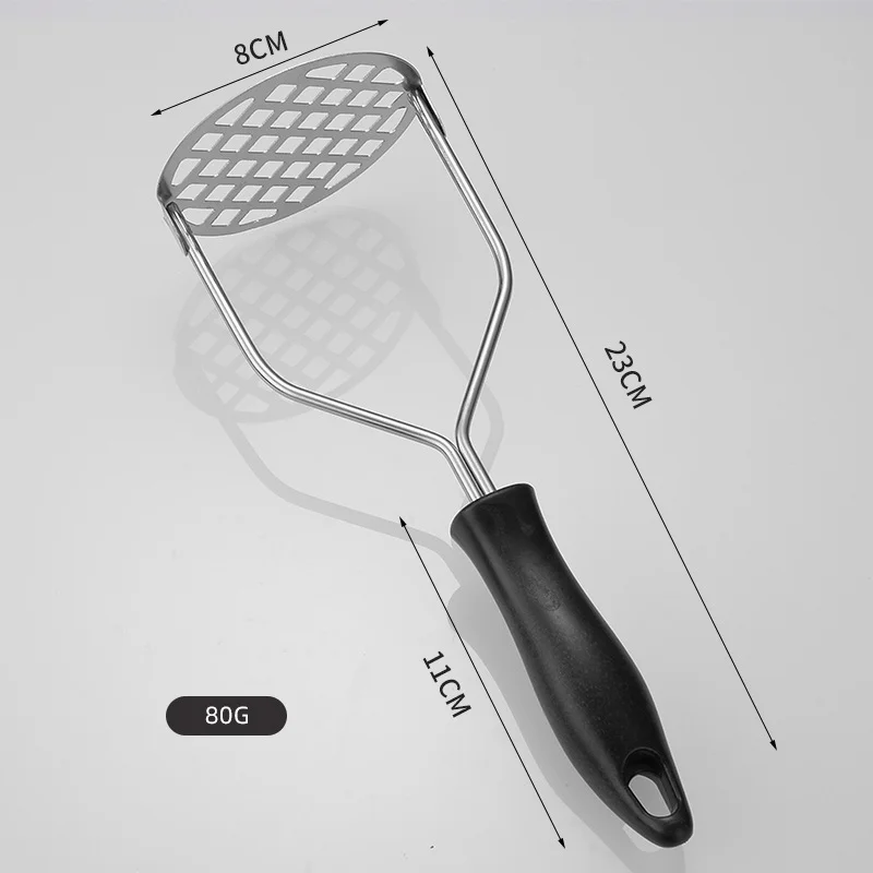 Stainless Steel Potato Press Masher / Burger Press Kitchen Tools Food Masher Crusher 4