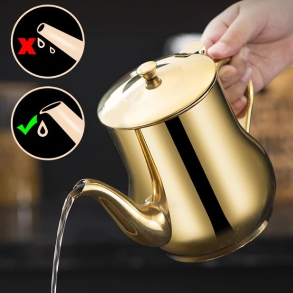 Stainless Steel Oil Strainer Pot Container Jug Storage with filter Cooking Oil Pot 2