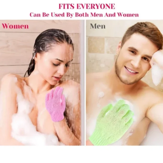 Bath Glove Cleaning Body Massage Sponge Wash Skin Moisturizing SPA Five Fingers Shower Scrub Gloves Foam 5