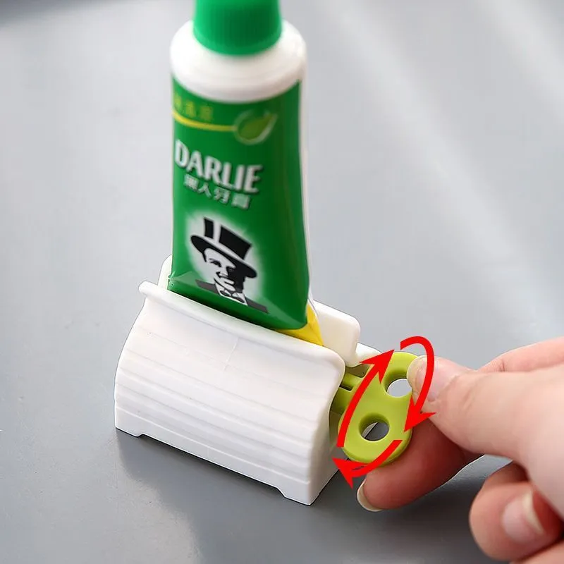 Toothpaste Roller Dispenser Squeezer Hair Color Dye Tube Wringer Bathroom Tool 3