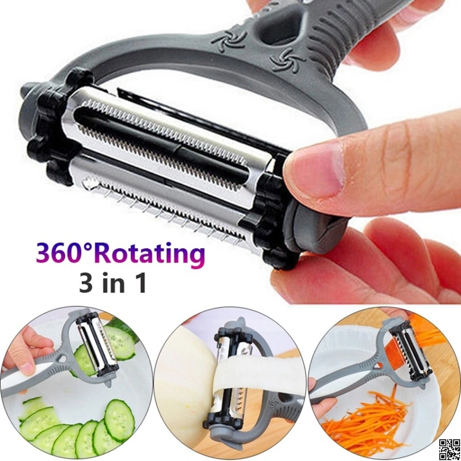 3 In 1 Roto Peeler for Vegetables and Fruits Cutter 6