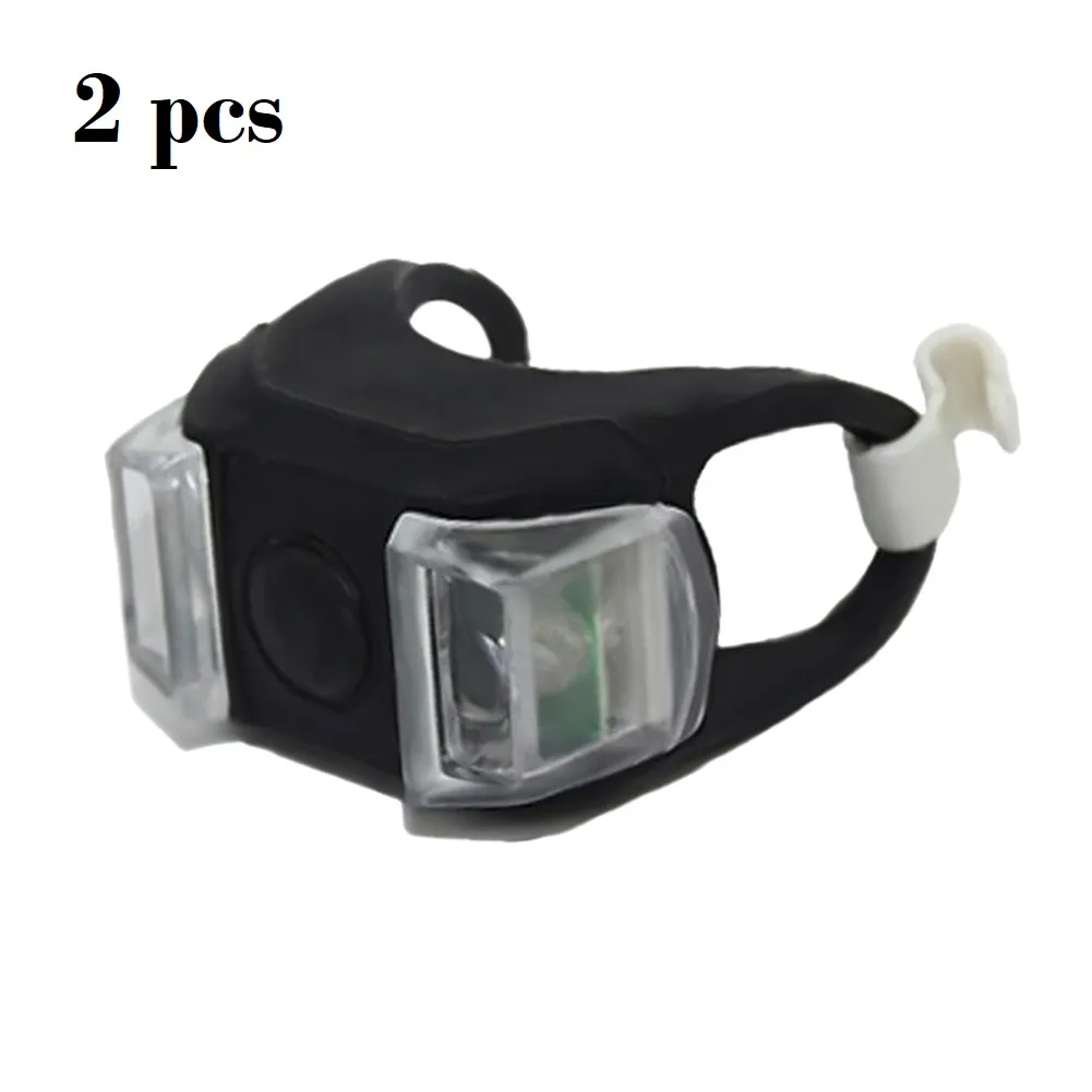 Silicon LED Bike Light Light Handle Light Waterproof Safety Alert Rear Back Lamp Battery Cycling Telolite Cycle Accessories cycle light 5