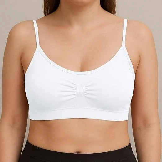 Sana Women's Seamless Padded Wirefree Comfort Bra new model 1 PCS 5