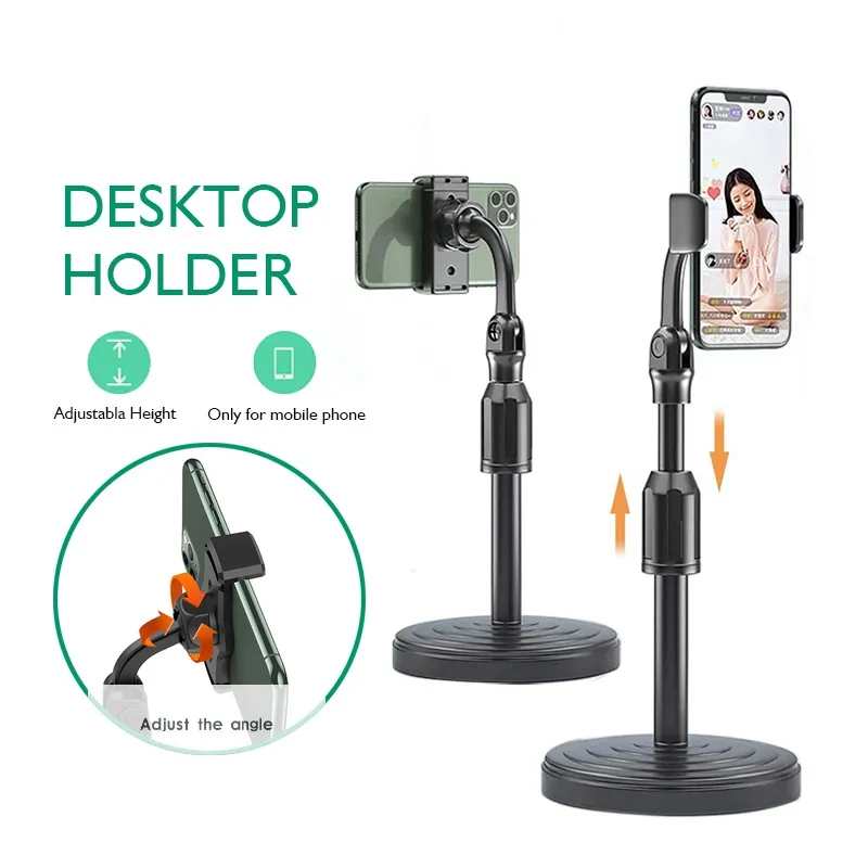 Height-Adjustable Mobile Phone Stand Holder: Elevate Convenience and Quality in Your Broadcasts 6