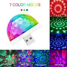 Usb Mini Led Disco Magic Ball Lights Sound Sensor Led Small Magic Ball Light 4