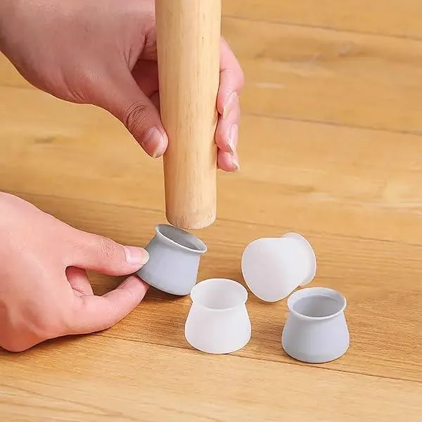 Silicone Chair Leg Round Caps 4Pcs/set 3