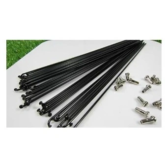 Bike Spokes 26" Any Bicycle Stainless Steel Bicycle Spokes With Nipples 36 pcs Black - সাইকেল 5