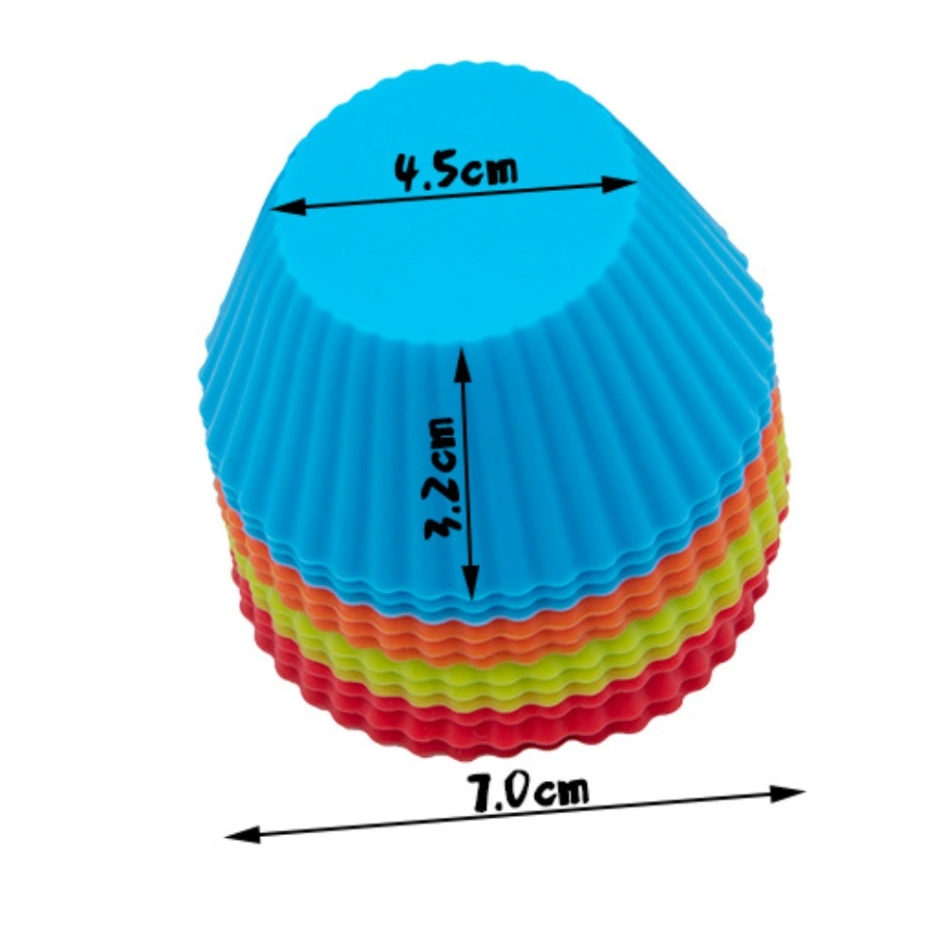 Silicone Cupcake Mold - 12pcs 3