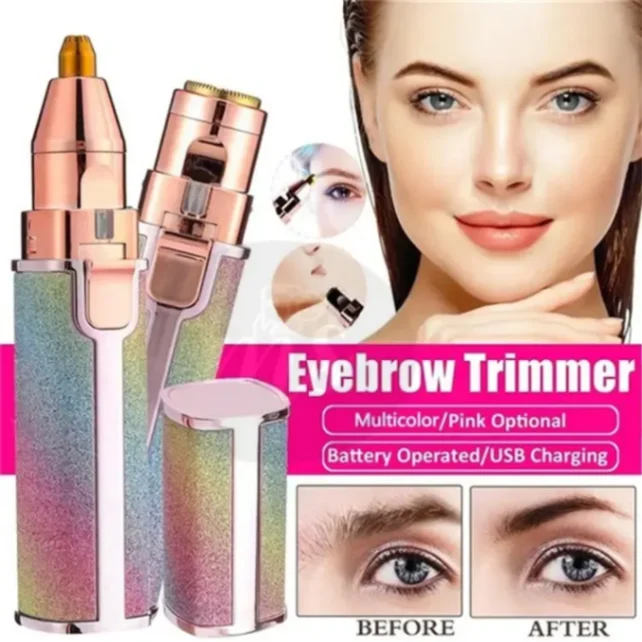 2 in 1 Electric Eyebrow Trimmer, Blawless Facial Hair Remover 7