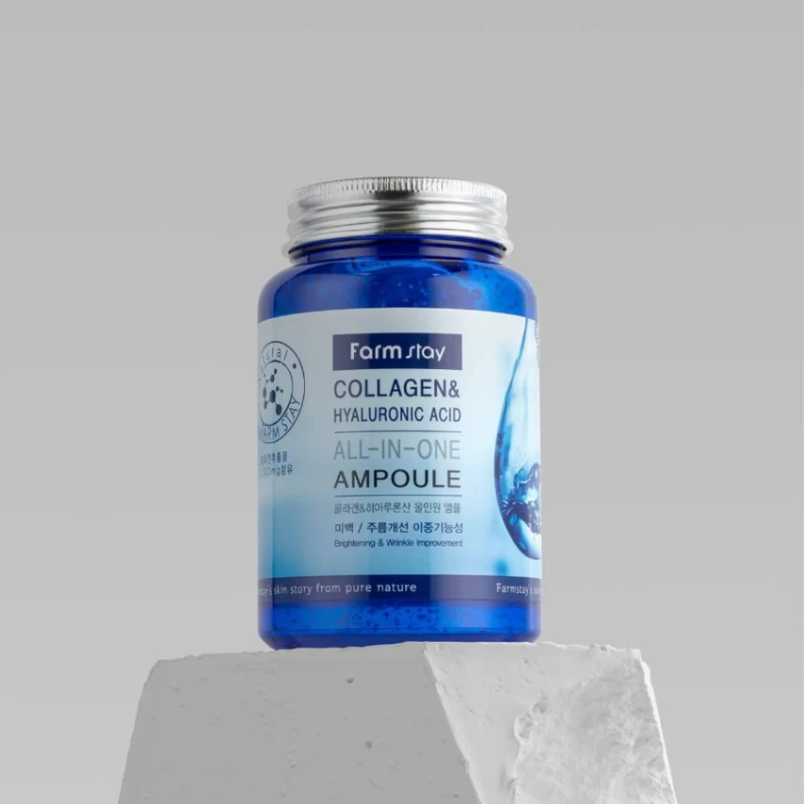 FARM STAY Collagen & Hyaluronic Acid All In One Ampoule 250 ml 7
