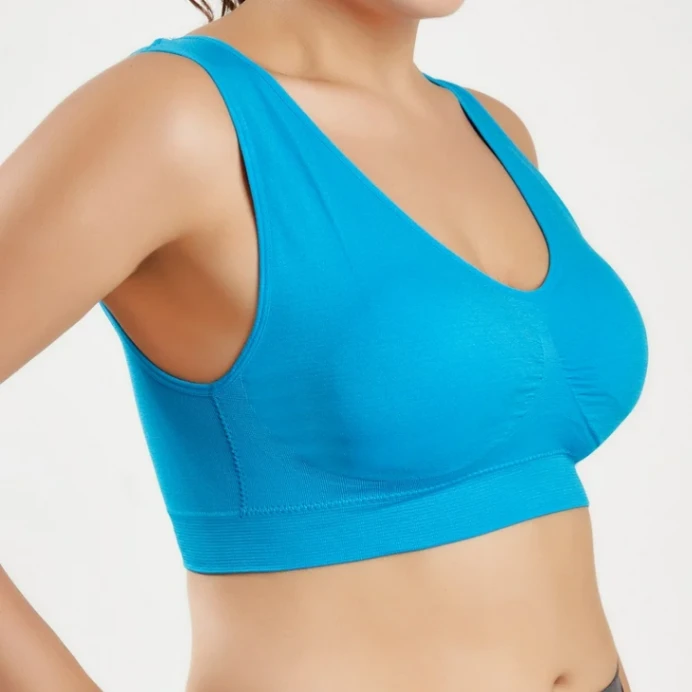 Joy Sports Bra for Women – Smooth and Comfortable Yoga Bra Without Pads 5