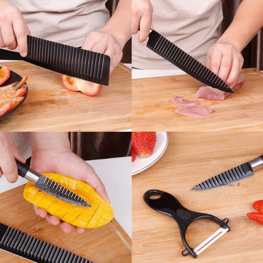 Zepter Professional Knife Set - 6 pcs Kitchen Knives Set, Culinary Knives, Professional Chef Knives, 3
