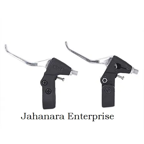 Aluminum Bicycle Brake Handle 2 finger Mountain Bike Cycling Brake Levers Bike Bicycle V Brake Bicycle Accessories 2 pcs 3