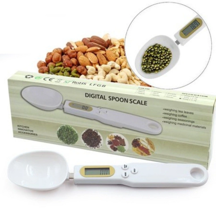 Digital Spoon Scale, Digital Measuring Spoon, 300g/0.1 Digital LCD Measuring Spoon Scale Electronic Weighing Spoon Scale Household Kitchen Accessory 6