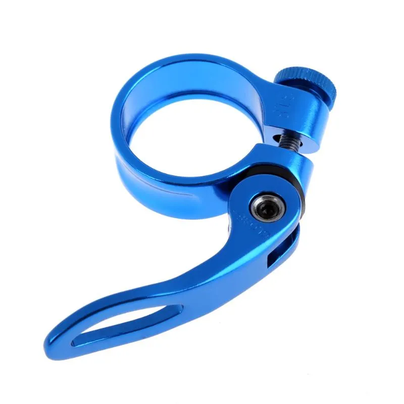 Aluminum Alloy Seatpost Clamp Quick 31.8mm MTB Bike Cycling Saddle Seat Post Clamp Quick Release Lock 5