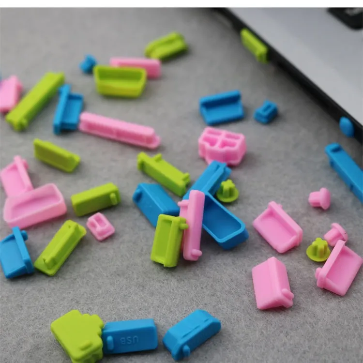 Dust Plug - 16Pcs/Set Anti Dust Plug For Laptop Silicone Cover Stopper Laptop dust plug laptop dustproof usb dust plug Computer Accessories 5