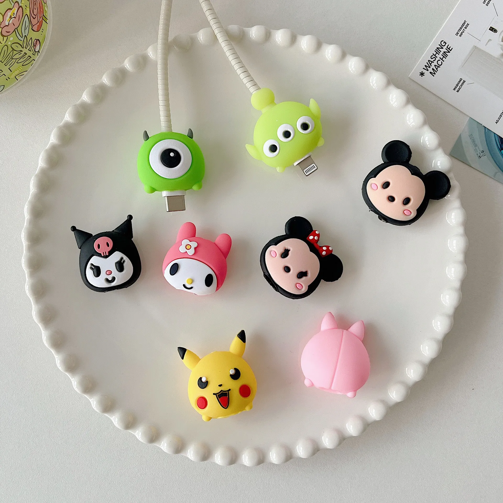 3D Cute Cartoon Designs Protective Case-2Pcs 5